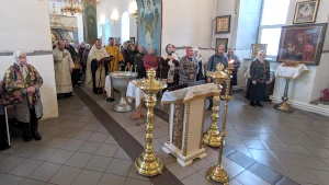 Празднование Крещения Господня в Михаило-Архангельском храме с. Иглино